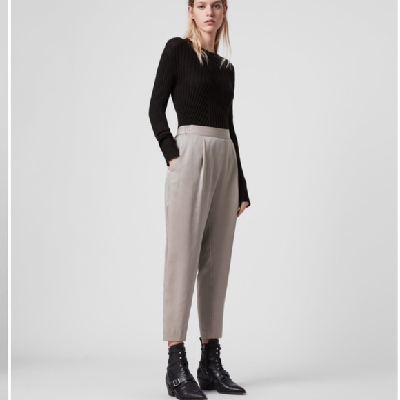 All Saints Grey Trousers - Picture 2 of 15